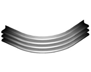 矩形金属波纹管膨胀节—圆角U型结构
